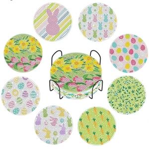 Colorful Easter Coaster Set